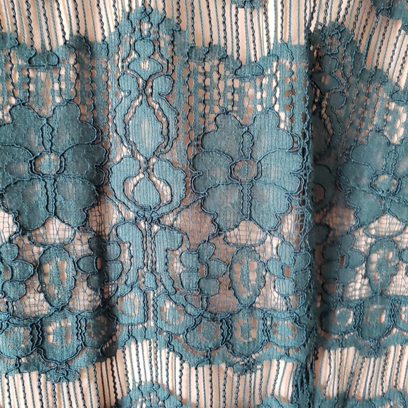 Anthropologie Maeve teal lace dress - Picture 5 of 7